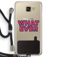 Whatever: Samsung Galaxy A5 (2016) Transparant Hoesje met koord