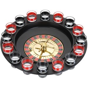 Drankspel/drinkspel shot roulette 30 cm   -