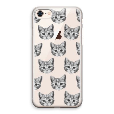 Kitten: iPhone 8 Transparant Hoesje