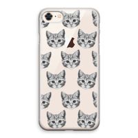 Kitten: iPhone 8 Transparant Hoesje