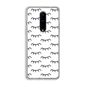 Wimpers: OnePlus 8 Transparant Hoesje
