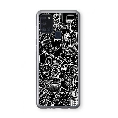 Vexx Black City : Samsung Galaxy A21s Transparant Hoesje