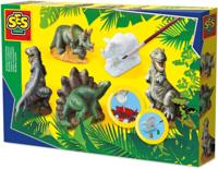 Gieten en schilderen - dinosaurussen