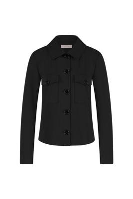 Claire bonded jacket - black - 94822