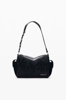 Middentas met borduursels en charms - BLACK - U