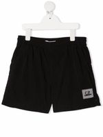 C.P. Company Kids short de bain à patch logo - Noir