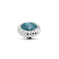 Melano Twisted Majestic Steentje Retro Blue | Zilver