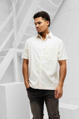 Off The Pitch Club Smart Shirt Heren Wit - Maat XS - Kleur: Beige | Soccerfanshop