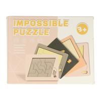 Houten Impossible Denkpuzzel Houten Impossible Denkpuzzel