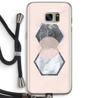 Creatieve toets: Samsung Galaxy S7 Edge Transparant Hoesje met koord