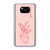 Blooming Heart: Xiaomi Poco X3 NFC Transparant Hoesje