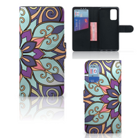 Samsung Galaxy A32 4G Hoesje Purple Flower - thumbnail