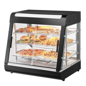 VEVOR 3-laags commerciële voedselverwarmer Pizzakastverlichting 111L