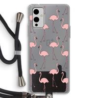Anything Flamingoes: OnePlus 9 Transparant Hoesje met koord