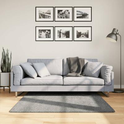 VidaXL Vloerkleed pamplona shaggy hoogpolig modern 120x120 cm groen