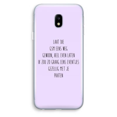GSM: Samsung Galaxy J3 (2017) Transparant Hoesje