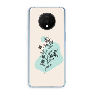 Violets are blue: OnePlus 7T Transparant Hoesje