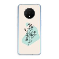 Violets are blue: OnePlus 7T Transparant Hoesje