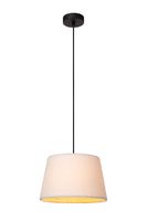 Lucide WOOLLY - Hanglamp - Ø 28 cm - 1xE27 - Beige