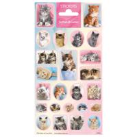 Totum Stickervel cutie kittens