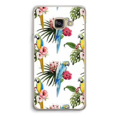 Kleurrijke papegaaien: Samsung A3 (2017) Transparant Hoesje