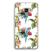 Kleurrijke papegaaien: Samsung A3 (2017) Transparant Hoesje
