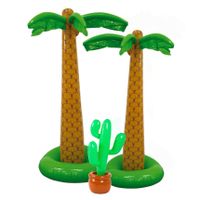 Tropische feestversiering opblaasbaar palmbomen/cactus - thumbnail