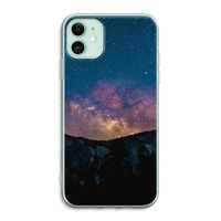 Travel to space: iPhone 11 Transparant Hoesje