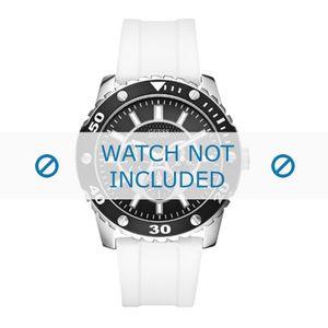 Guess horlogeband W10616G2 Rubber Wit