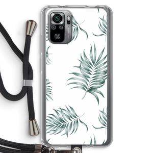 Simple leaves: Xiaomi Redmi Note 10S Transparant Hoesje met koord