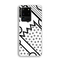 Pop Art #4: Samsung Galaxy S20 Ultra Transparant Hoesje