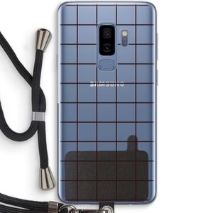 Rooster: Samsung Galaxy S9 Plus Transparant Hoesje met koord