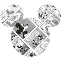 Noordwand Komar Dots Behangcirkel Disney - Mickey Mouse - Head Comic Cartoon - DD1-007