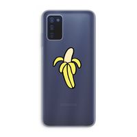 Banana: Samsung Galaxy A03s Transparant Hoesje Banana: Samsung Galaxy A03s Transparant Hoesje