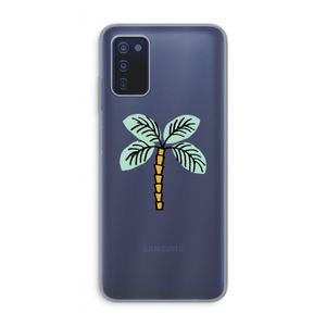 Palmboom: Samsung Galaxy A03s Transparant Hoesje