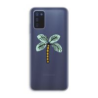 Palmboom: Samsung Galaxy A03s Transparant Hoesje