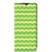 Samsung Galaxy A33 5G Hoesje met Magneet Waves Green - thumbnail