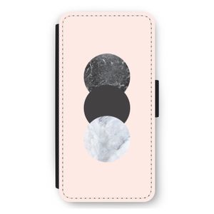 Marmeren cirkels: iPhone 12 Pro Max Flip Hoesje