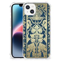 Apple iPhone 14 Plus Case Beige Flowers - thumbnail