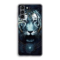 Darkness Tiger: Samsung Galaxy S21 Transparant Hoesje