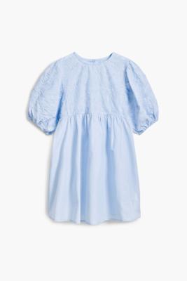 Korte bloemenjurk - BLUE - 13/14