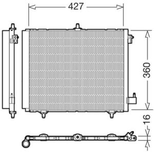 Requal Airco condensor RTC004