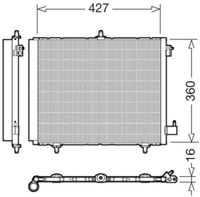 Requal Airco condensor RTC004 - thumbnail