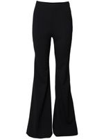 Carolina Herrera pantalon évasé à taille haute - Noir