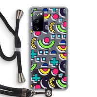 8-bit N°6: Samsung Galaxy S20 FE / S20 FE 5G Transparant Hoesje met koord
