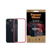 iPhone 13 Mini PanzerGlass ClearCase Antibacterieel Hoesje - Rood / Doorzichtig