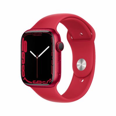 Refurbished Watch Series 7 45mm Cellular Rood Licht gebruikt