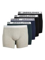 Jack & Jones Jack & Jones Plus Size Boxershorts Heren Trunks JACDALLAS Effen 5-Pack