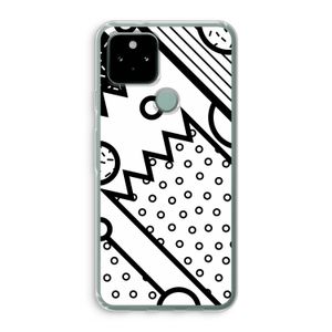 Pop Art #4: Google Pixel 5 Transparant Hoesje