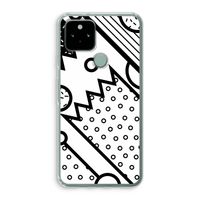 Pop Art #4: Google Pixel 5 Transparant Hoesje